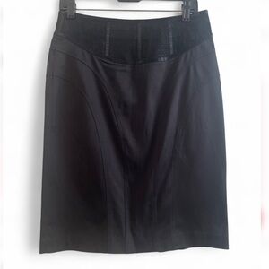 Y2K 2010’s CACHE Black Elegant Skirt